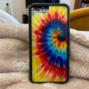 Wildflower tye dye phone case